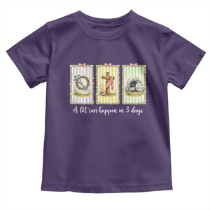 A Lot Can Happen in 3 Days Toddler T Shirt Christian Jesus Easter TS14 Purple Print Your Wear