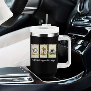 A Lot Can Happen in 3 Days Tumbler With Handle Christian Jesus Easter TS14 Print Your Wear