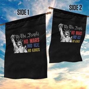 No Kings No ICE No Wars Garden Flag Statue of Liberty We The People Freedom TS14 Print Your Wear