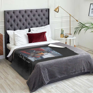 Hockey Mom Raccoon Iced Coffee Throw Blanket I Live Here Now TS14 Print Your Wear