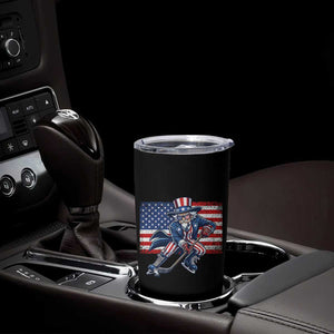Uncle Sam Hockey Player 4th of July American Flag Tumbler Cup TS14 Print Your Wear