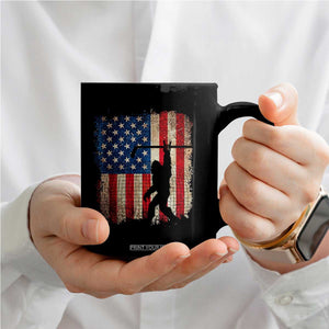 USA Hockey Bigfoot Coffee Mug Patriotic Sasquatch American Flag 4th of July TS14 Print Your Wear
