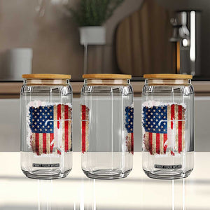 USA Hockey Bigfoot Glass Can Patriotic Sasquatch American Flag 4th of July TS14 Print Your Wear
