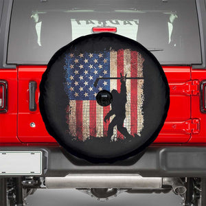 USA Hockey Bigfoot Spare Tire Cover Patriotic Sasquatch American Flag 4th of July TS14 Black Print Your Wear