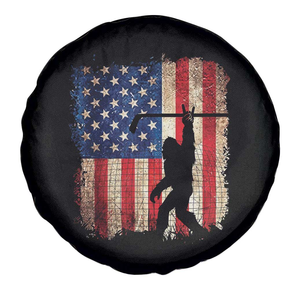 USA Hockey Bigfoot Spare Tire Cover Patriotic Sasquatch American Flag 4th of July TS14 Print Your Wear