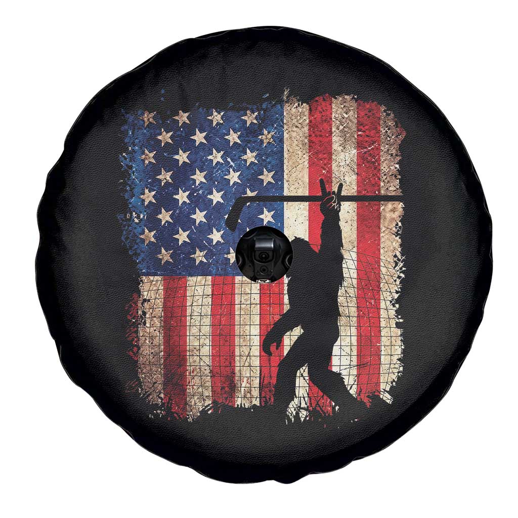 USA Hockey Bigfoot Spare Tire Cover Patriotic Sasquatch American Flag 4th of July TS14 Print Your Wear