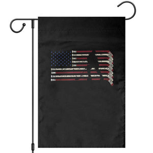 Patriotic Ice Hockey Sticks American Flag Garden Flag TS14 Black Print Your Wear