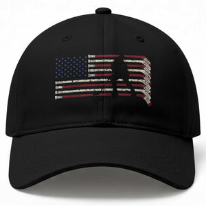 Patriotic Ice Hockey Sticks American Flag Baseball Cap TS14 Print Your Wear