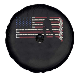 Patriotic Ice Hockey Sticks American Flag Spare Tire Cover TS14 Print Your Wear