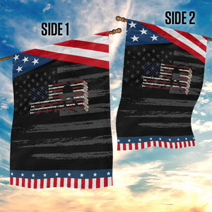 USA Ice Hockey Sticks American Flag Patriotic Garden Flag TS14 Print Your Wear