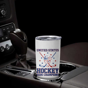 Hockey Champions 2026 Tumbler Cup Patriotic Ice Hockey Fan TS14 Print Your Wear