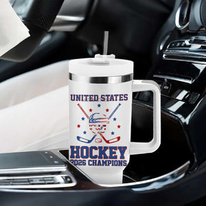 Hockey Champions 2026 Tumbler With Handle Patriotic Ice Hockey Fan TS14 Print Your Wear