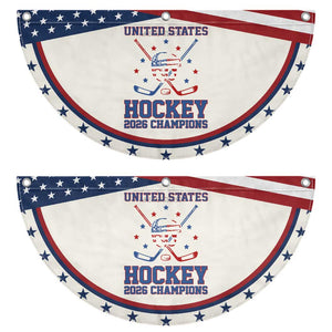 Hockey Champions 2026 Patriotic Fan Flag Ice Hockey Fan