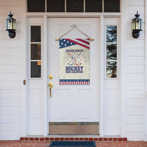 Hockey Champions 2026 Patriotic Garden Flag Ice Hockey Fan TS14 Print Your Wear
