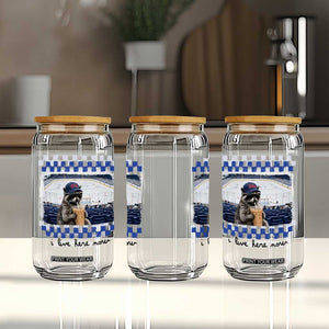Hockey Mom Raccoon Iced Coffee Glass Can I Live Here Now TS14 Print Your Wear