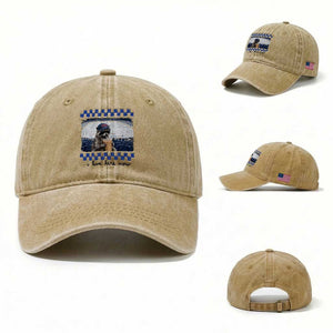 Hockey Mom Raccoon Iced Coffee Washed Cotton Baseball Cap I Live Here Now TS14 Washed Cap Universal Fit Khaki Print Your Wear