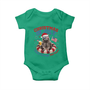 Raccoon 250th Anniversary Baby Onesie Christmas in July