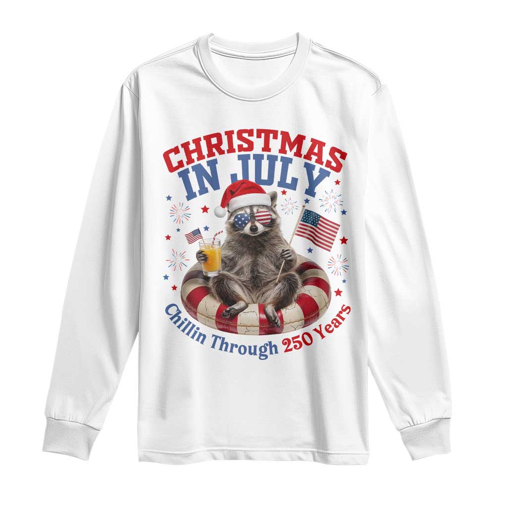 Raccoon 250th Anniversary Long Sleeve Shirt Christmas in July