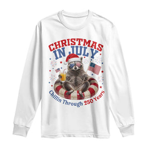 Raccoon 250th Anniversary Long Sleeve Shirt Christmas in July