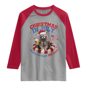 Raccoon 250th Anniversary Raglan Shirt Christmas in July