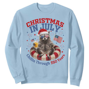 Raccoon 250th Anniversary Sweatshirt Christmas in July