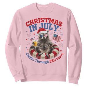 Raccoon 250th Anniversary Sweatshirt Christmas in July