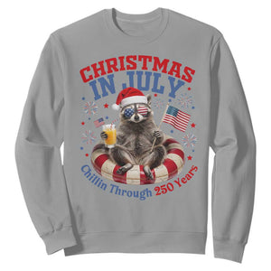 Raccoon 250th Anniversary Sweatshirt Christmas in July