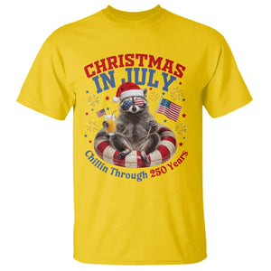 Raccoon 250th Anniversary T Shirt Christmas in July