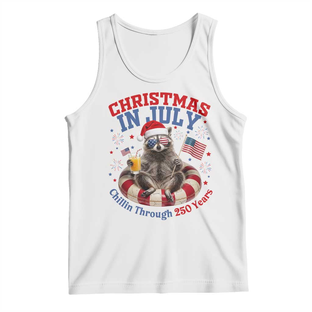 Raccoon 250th Anniversary Tank Top Christmas in July