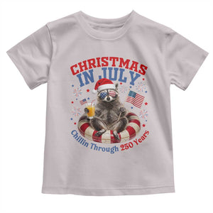 Raccoon 250th Anniversary Toddler T Shirt Christmas in July