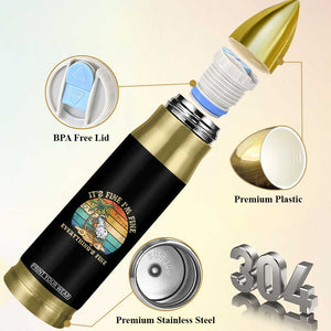 Snowman in july Bullet Tumbler Hawaian Beach Vacation Christmas in July