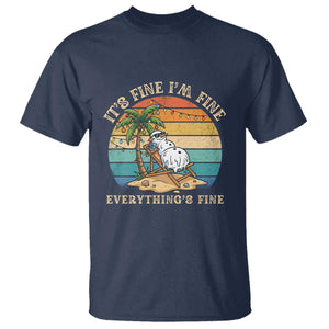 Snowman in july T Shirt Hawaian Beach Vacation Christmas in July