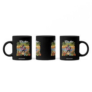 Hawaiian Bigfoot Christmas In July Coffee Mug Tis The Sea-Sun