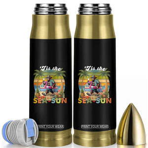 Hawaiian Bigfoot Christmas In July Bullet Tumbler Tis The Sea-Sun