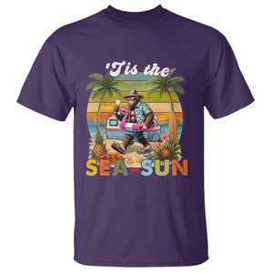Hawaiian Bigfoot Christmas In July T Shirt Tis The Sea-Sun