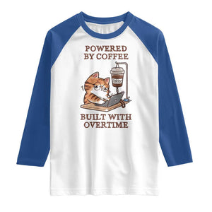 Funny Cat Drinking Coffee Raglan Shirt I Dont Care What Day It Is Its Early I Want Coffee TS14 White Royal Print Your Wear
