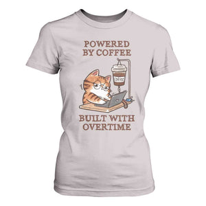 Funny Cat Drinking Coffee T Shirt For Women I Dont Care What Day It Is Its Early I Want Coffee TS14 Ice Gray Print Your Wear