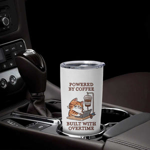 Funny Cat Drinking Coffee Tumbler Cup I Dont Care What Day It Is Its Early I Want Coffee TS14 Print Your Wear