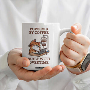 Funny Cat Drinking Coffee Coffee Mug I Dont Care What Day It Is Its Early I Want Coffee TS14 Print Your Wear