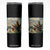 Funny Cat Riding Shark Skinny Tumbler Fishing Fisherman Ocean Lover Humor TS14 Black Print Your Wear