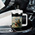 Funny Cat Riding Shark Tumbler With Handle Fishing Fisherman Ocean Lover Humor TS14 Print Your Wear