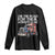 Truck Driver American Flag Long Sleeve Shirt On The Road For Them Always For Them Trucker Life TS14 Black Print Your Wear