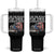 Truck Driver American Flag Tumbler With Handle On The Road For Them Always For Them Trucker Life TS14 One Size: 40 oz Black Print Your Wear
