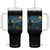 Cute Cat Starry Night Tumbler With Handle Kitty Lovers TS14 One Size: 40 oz Black Print Your Wear