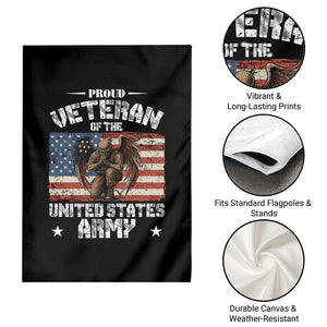 US Army Veteran Tribute Garden Flag American Flag Angel Soldier Memorial TS14 Print Your Wear