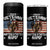 US Army Veteran Tribute 4 in 1 Can Cooler Tumbler American Flag Angel Soldier Memorial TS14 One Size: 16 oz Black Print Your Wear