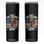 US Army Veteran Tribute Skinny Tumbler American Flag Angel Soldier Memorial TS14 Black Print Your Wear