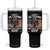US Army Veteran Tribute Tumbler With Handle American Flag Angel Soldier Memorial TS14 One Size: 40 oz Black Print Your Wear