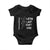 Funny Introvert Cat Baby Onesie I Listen I Just Don't Care Sarcastic Kitty Lover TS14 Black Print Your Wear