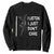 Funny Introvert Cat Sweatshirt I Listen I Just Don't Care Sarcastic Kitty Lover TS14 Black Print Your Wear